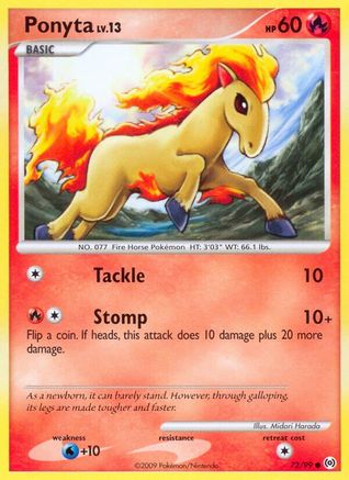 Ponyta (072/99) [Arceus] Reverse Holofoil - Common
