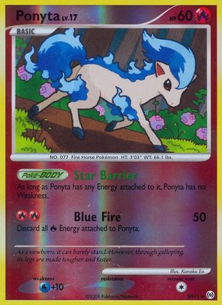 Ponyta (Shiny) (SH11/99) [Arceus] Reverse Holofoil - Shiny Holo Rare