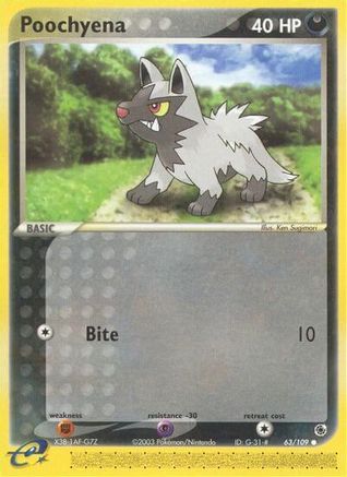 Poochyena (063/109) [Ruby and Sapphire] Reverse Holofoil - Common