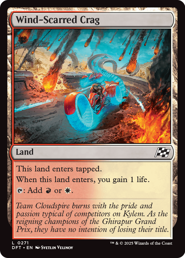 Wind-Scarred Crag (DFT-271) [Aetherdrift] Foil