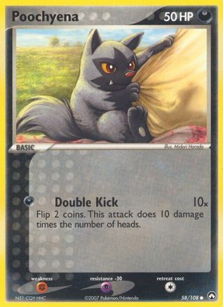 Poochyena (058/108) [Power Keepers] Reverse Holofoil - Common