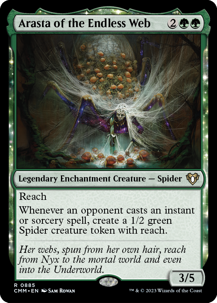 Arasta of the Endless Web (CMM-885) [Commander Masters]
