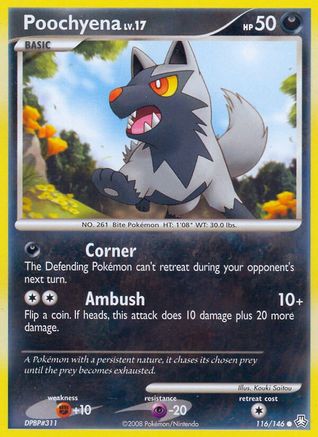 Poochyena (116/146) [Legends Awakened] Reverse Holofoil - Common