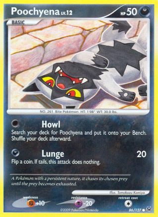 Poochyena (086/127) [Platinum] - Common