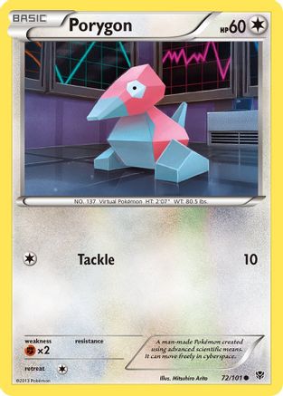 Porygon (072/101) [Plasma Blast] Reverse Holofoil - Common