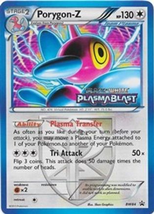 Porygon-Z (Team Plasma) - BW84 (Prerelease) (BW84/101) [Black and White Promos] Holofoil - Promo