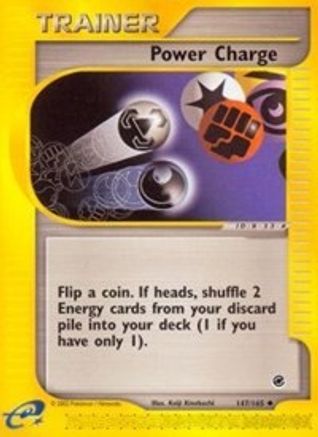 Power Charge (147/165) [Expedition] Reverse Holofoil - Uncommon