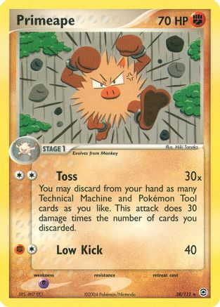 Primeape (28/112) [FireRed & LeafGreen] - Rare