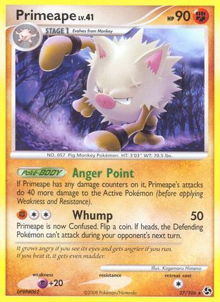 Primeape (27/106) [Great Encounters] - Rare