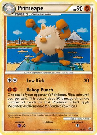 Primeape (022/95) [Unleashed] - Rare