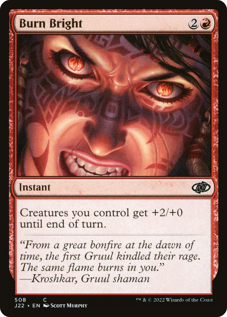Burn Bright (J22-508) [Jumpstart 2022]