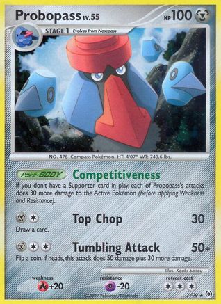Probopass (007/99) [Arceus] Reverse Holofoil - Holo Rare