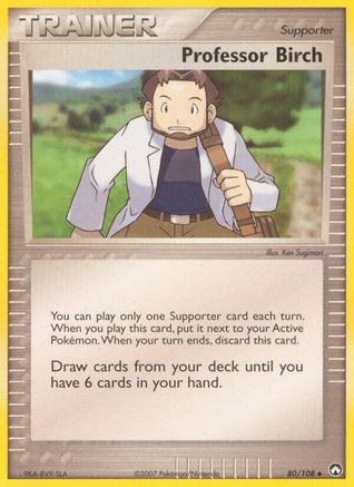 Professor Birch (80/108) [Power Keepers] Reverse Holofoil - Uncommon