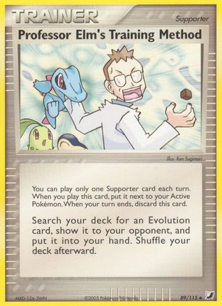 Professor Elm's Training Method (089/115) [Unseen Forces] Reverse Holofoil - Uncommon