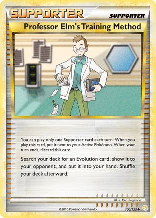 Professor Elm's Training Method (100/123) [HeartGold SoulSilver] - Uncommon