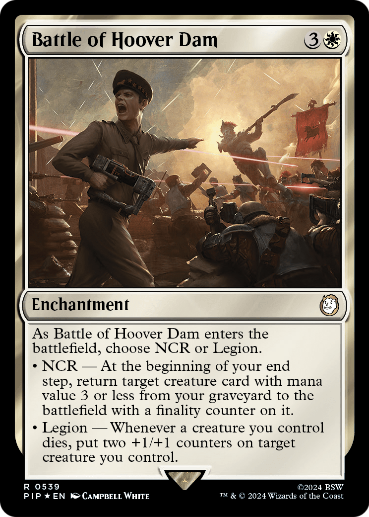 Battle of Hoover Dam (Surge Foil) (PIP-539) [Fallout] Foil