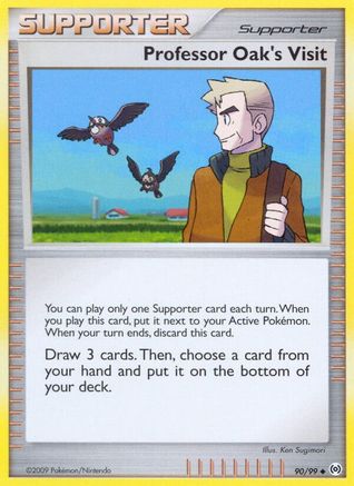 Professor Oak's Visit (090/99) [Arceus] Reverse Holofoil - Uncommon