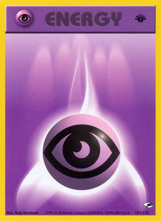 Psychic Energy (131/132) [Gym Heroes] 1st Edition - Common