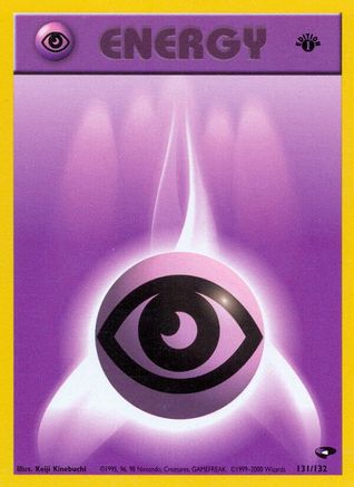 Psychic Energy (131/132) [Gym Challenge] 1st Edition - Common