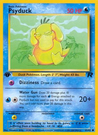 Psyduck (065/82) [Team Rocket] 1st Edition - Common