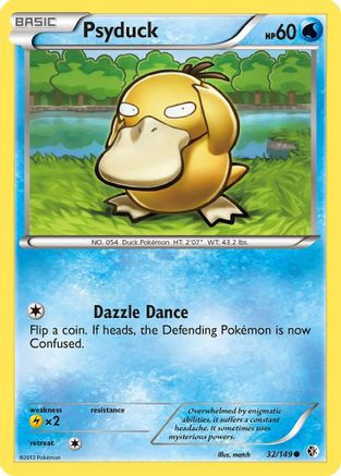 Psyduck (32/149) [Boundaries Crossed] Reverse Holofoil - Common