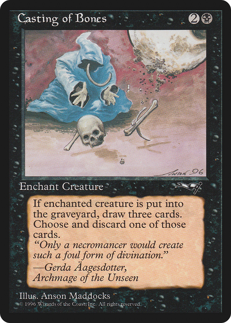 Casting of Bones (Hooded Figure) (ALL-003) [Alliances]