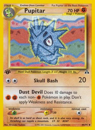 Pupitar (045/75) [Neo Discovery] 1st Edition - Uncommon