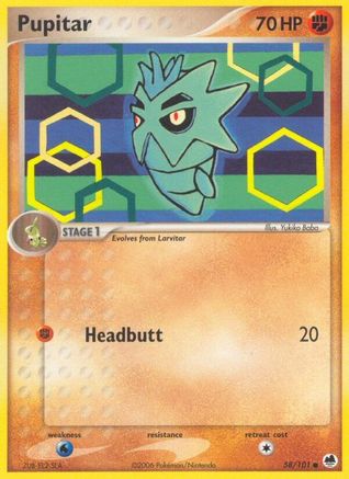 Pupitar (058/101) [Dragon Frontiers] - Common