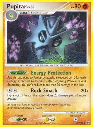 Pupitar (47/100) [Stormfront] Reverse Holofoil - Uncommon