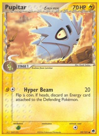 Pupitar (Delta Species) (059/101) [Dragon Frontiers] - Common