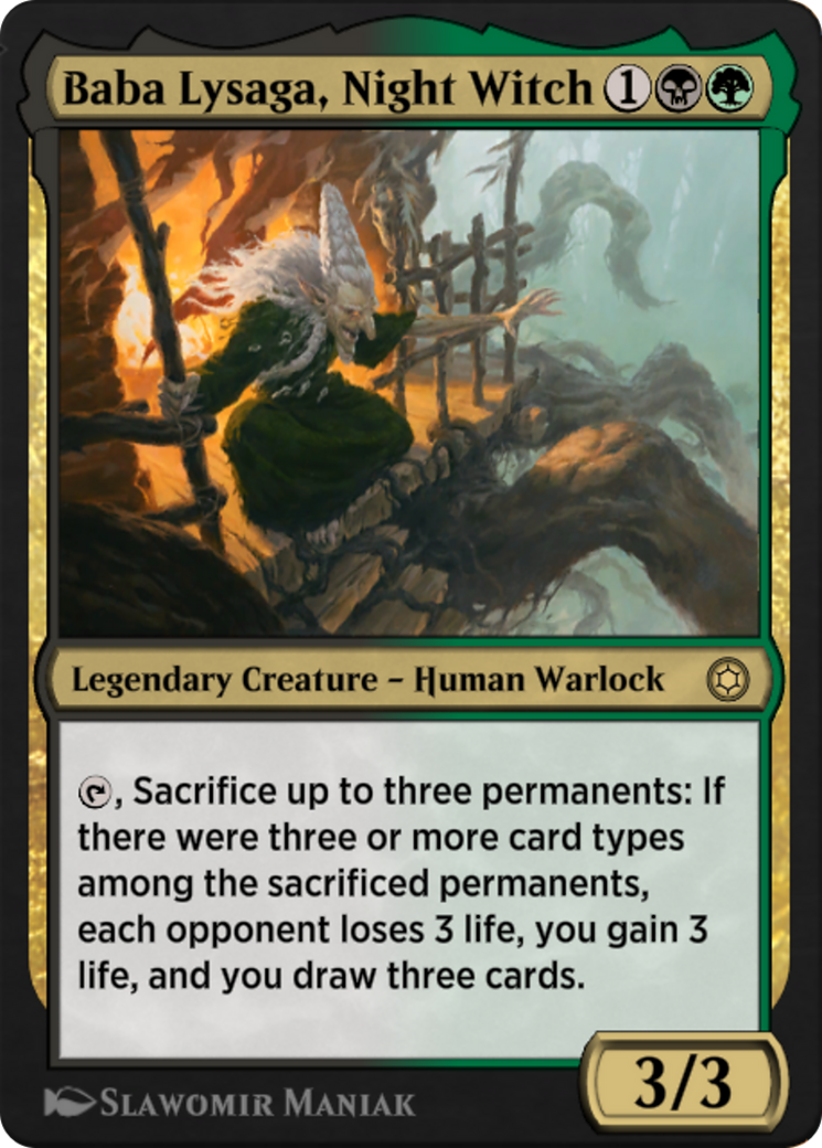 Baba Lysaga, Night Witch (HBG-232) [Alchemy Horizons: Baldur's Gate]