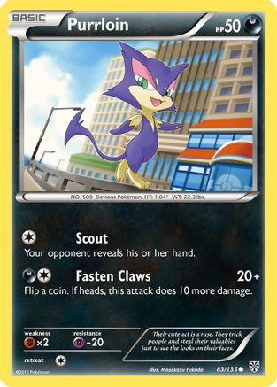 Purrloin (83/135) [Plasma Storm] Reverse Holofoil - Common