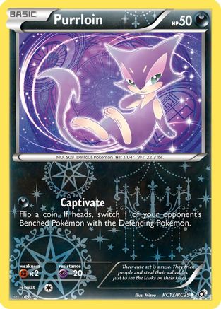 Purrloin (RC13/113) [Legendary Treasures Radiant Collection] Holofoil - Uncommon