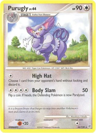 Purugly (36/130) [Diamond and Pearl] - Rare