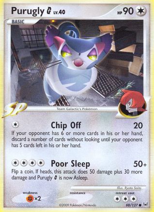 Purugly G (88/127) [Platinum] Reverse Holofoil - Common