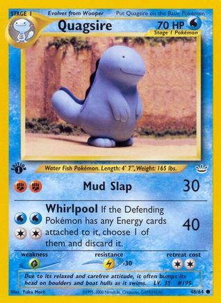 Quagsire (048/64) [Neo Revelation] 1st Edition - Common