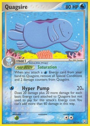 Quagsire (026/109) [Team Rocket Returns] - Rare