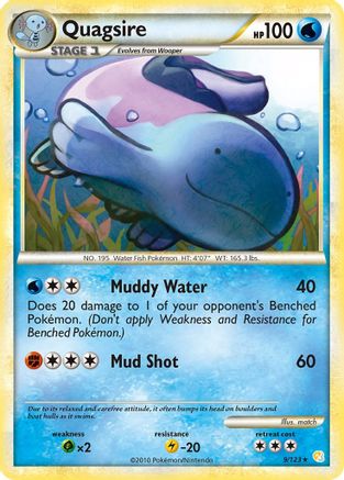Quagsire (009/123) [HeartGold SoulSilver] Holofoil - Holo Rare
