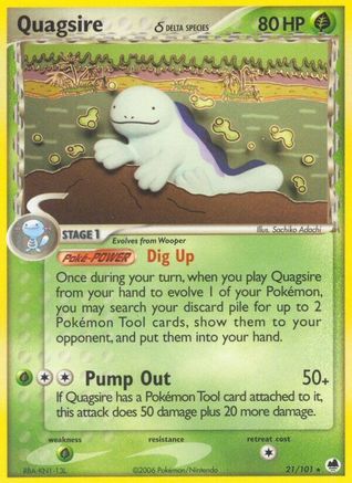 Quagsire (Delta Species) (021/101) [Dragon Frontiers] - Rare
