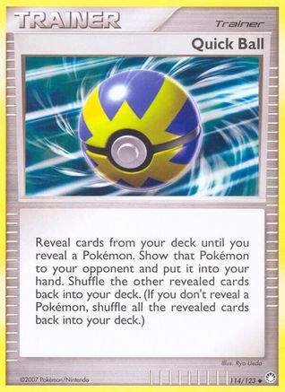 Quick Ball (114/123) [Mysterious Treasures] Reverse Holofoil - Uncommon