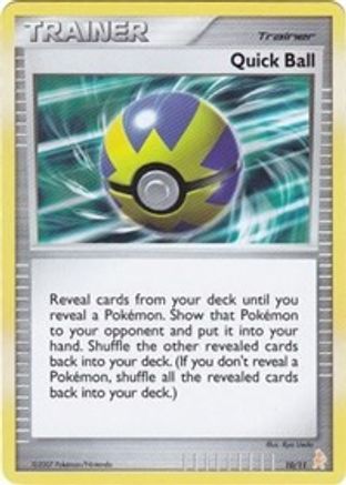 Quick Ball (10) [DP Trainer Kit Manaphy & Lucario] - Common