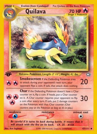 Quilava (047/111) [Neo Genesis] 1st Edition - Uncommon