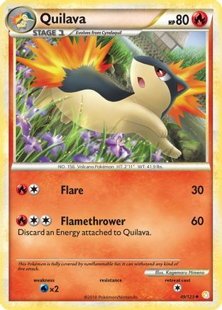 Quilava (049/123) [HeartGold SoulSilver] - Uncommon