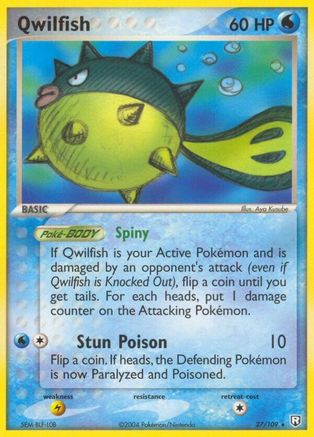 Qwilfish (027/109) [Team Rocket Returns] - Rare