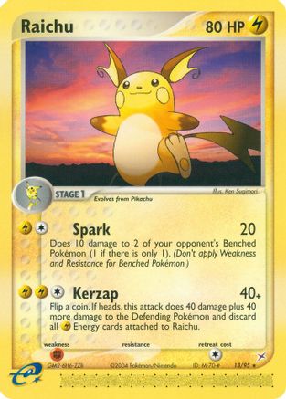 Raichu (13/95) [Team Magma vs Team Aqua] - Rare