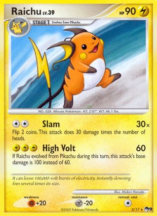 Raichu (003/17) [POP Series 9] - Rare