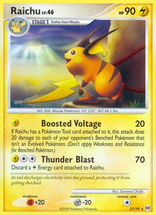 Raichu (027/99) [Arceus] - Rare