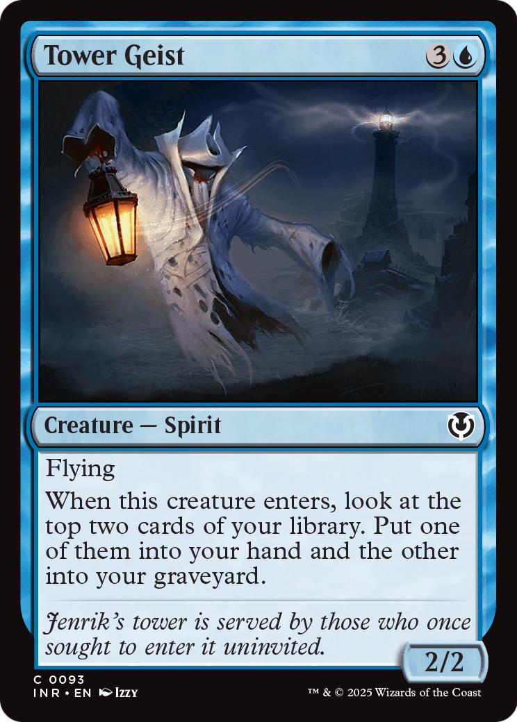 Tower Geist (INR-093) [Innistrad Remastered] Foil