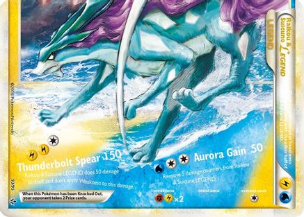 Raikou & Suicune Legend (Bottom) (93/95) [Unleashed] Holofoil - Ultra Rare