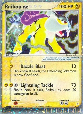 Raikou ex (92/95) [Team Magma vs Team Aqua] Holofoil - Ultra Rare